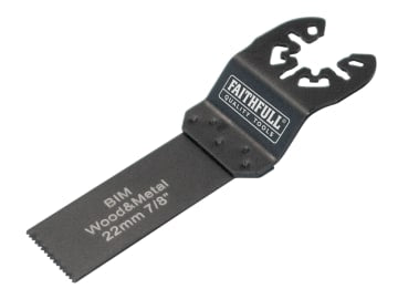 Multi-Functional Tool Flush Cut Wood/Bi-Metal Blade 22mm                        