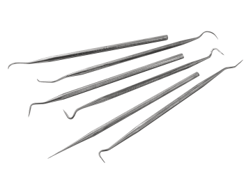 Picks & Carvers Set 6 Piece Stainless Steel                                     