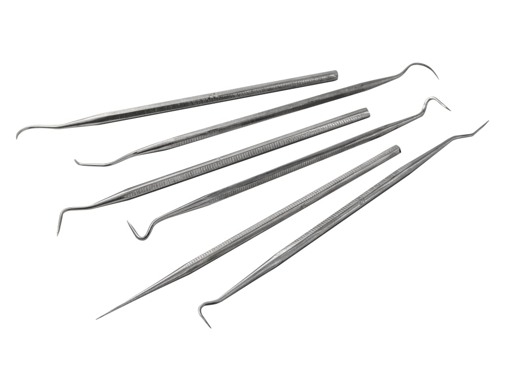 Picks & Carvers Set 6 Piece Stainless Steel                                     