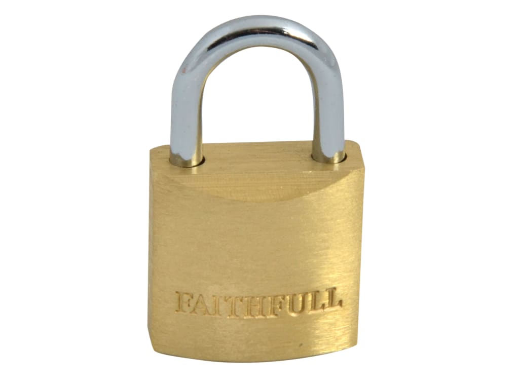 Brass Padlock 20mm 3 Keys                                                       