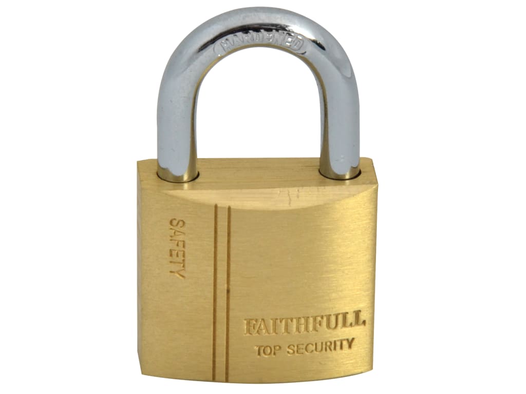 Brass Padlock 30mm 3 Keys                                                       