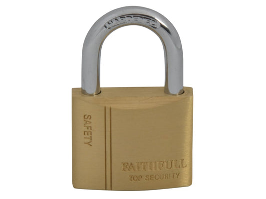 Brass Padlock 40mm 3 Keys                                                       