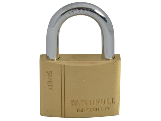 Brass Padlock 50mm 3 Keys                                                       