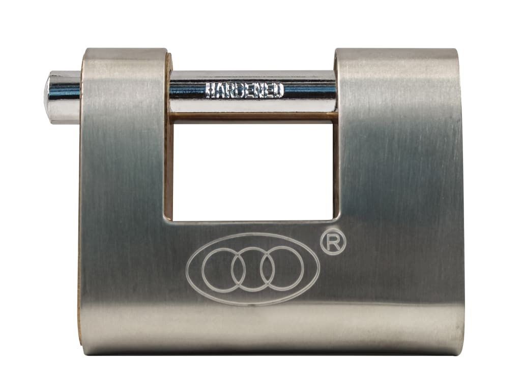 Brass Shutter Padlock 80mm                                                      