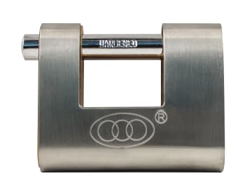 Brass Shutter Padlock 80mm                                                      