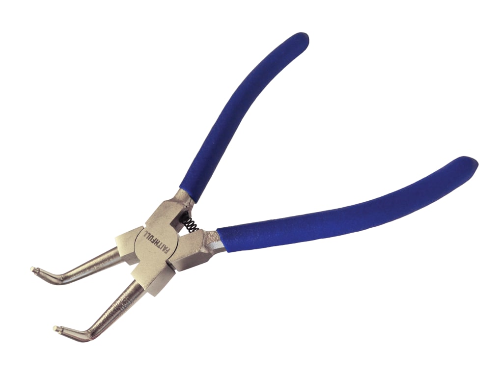 Circlip Pliers Inside Bent CRV 180mm (7in)                                      