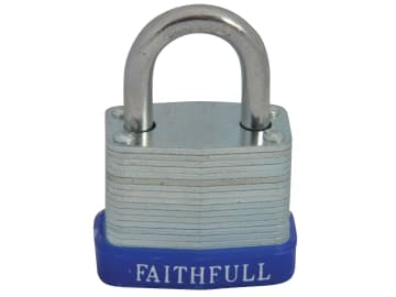 Laminated Steel Padlock 30mm 3 Keys                                             