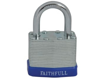 Laminated Steel Padlock 40mm 3 Keys                                             