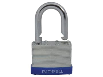 Laminated Steel Padlock 50mm 3 Keys                                             