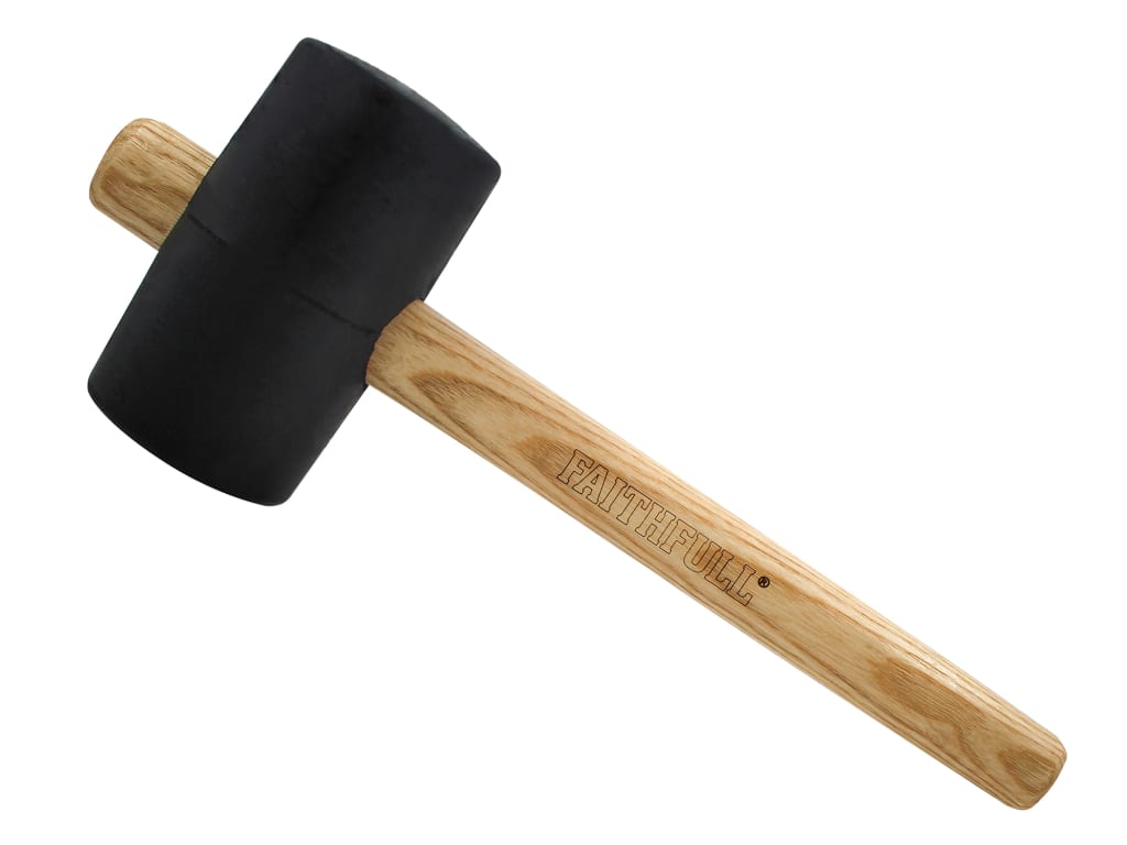 FSC Black Rubber Mallet 28oz                                                    