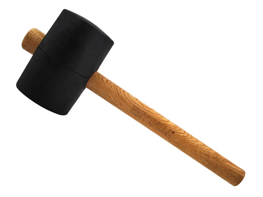 FSC Black Rubber Mallet 40oz                                                    