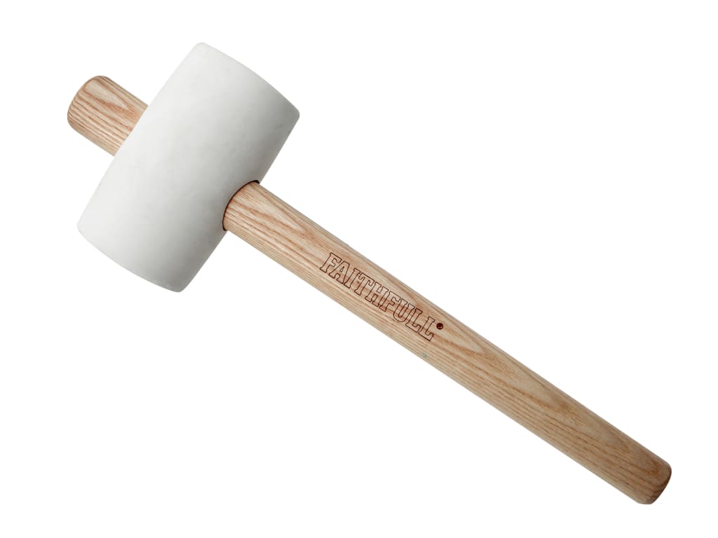 FSC White Rubber Mallet 16oz                                                    
