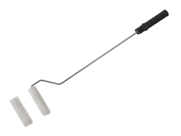 Radiator Roller Kit Frame & 2 Refills 100mm (4in)                               