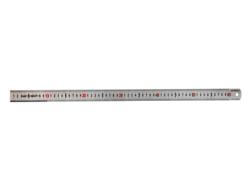 Matt Silver Measuring Rule 600mm                                                
