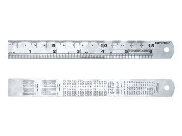 Steel Rule 150mm / 6in x 19mm                                                   