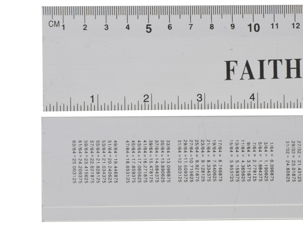 Aluminium Rule 300mm / 12in                                                     