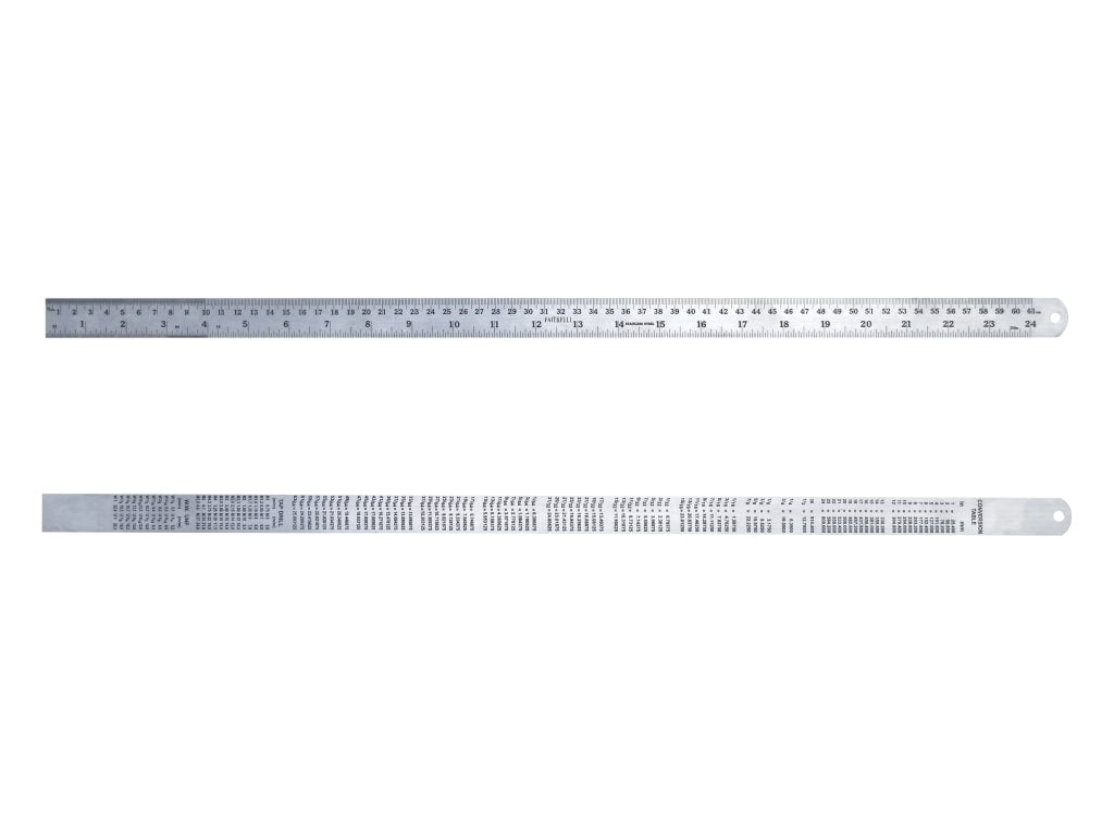 Steel Rule 600mm / 24in x 25mm                                                  