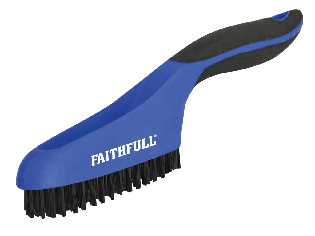 Scratch Brush Soft Grip 4 x 16 Row Plastic                                      