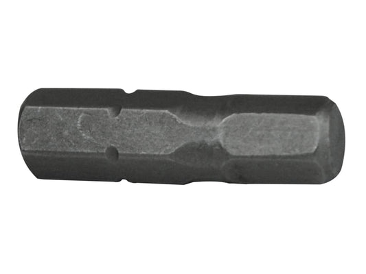 Hex S2 Grade Steel Screwdriver Bits 5 x 25mm (Pack 3)                           
