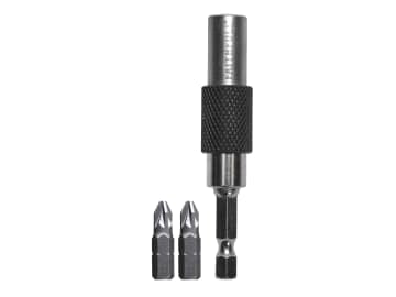 15° Flexi Bit Holder 75mm & PZ2(x2) Bits                                        