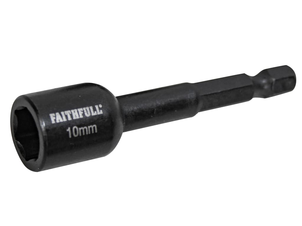 Magnetic Impact Nut Driver 10mm x 1/4in Hex                                     
