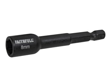 Magnetic Impact Nut Driver 8mm x 1/4in Hex                                      