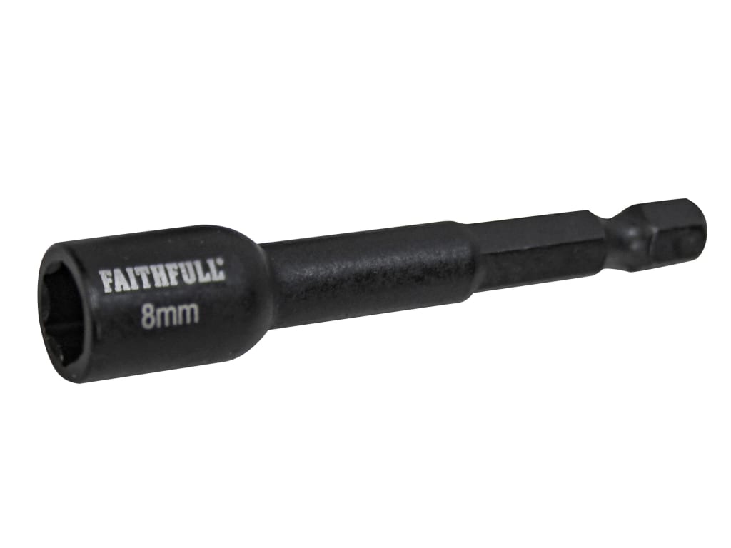 Magnetic Impact Nut Driver 8mm x 1/4in Hex                                      