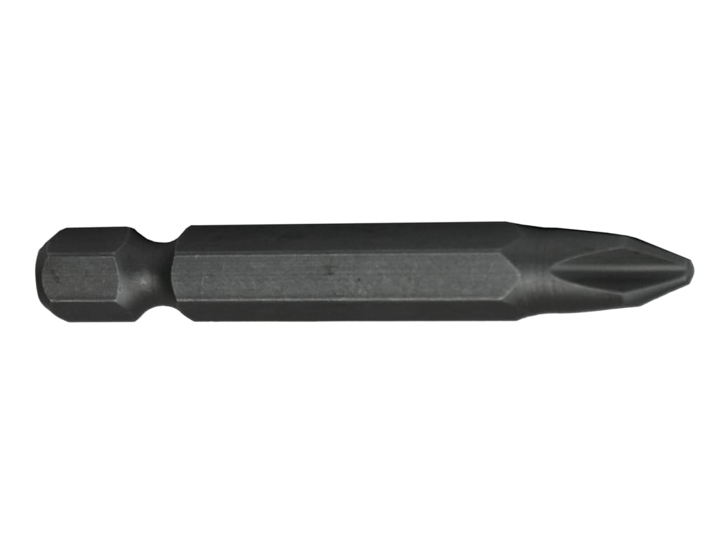 Phillips S2 Grade Steel Screwdriver Bits PH2 x 50mm (Pack 3)                    