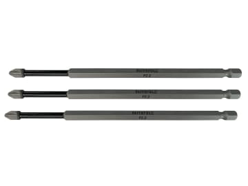 Pozidriv Impact Screwdriver Bits PZ2 x 150mm (Pack 3)                           