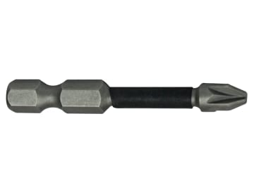 Pozi Impact Screwdriver Bits PZ2 x 50mm (Pack 3)                                