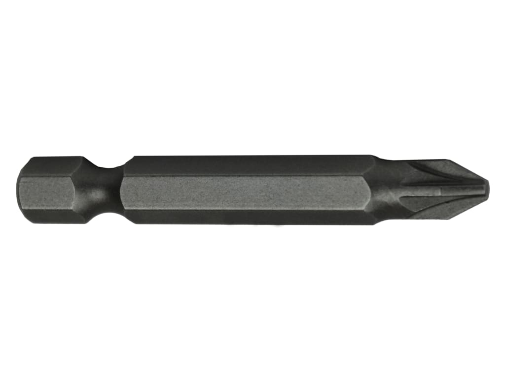 Pozi S2 Grade Steel Screwdriver Bits PZ2 x 50mm (Pack 3)                        