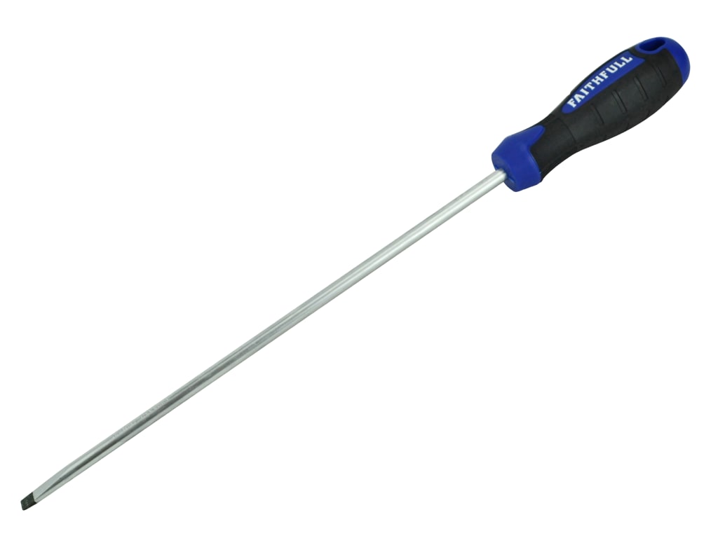 Soft Grip Screwdriver Flared Slotted Tip 10.0 x 250mm                           