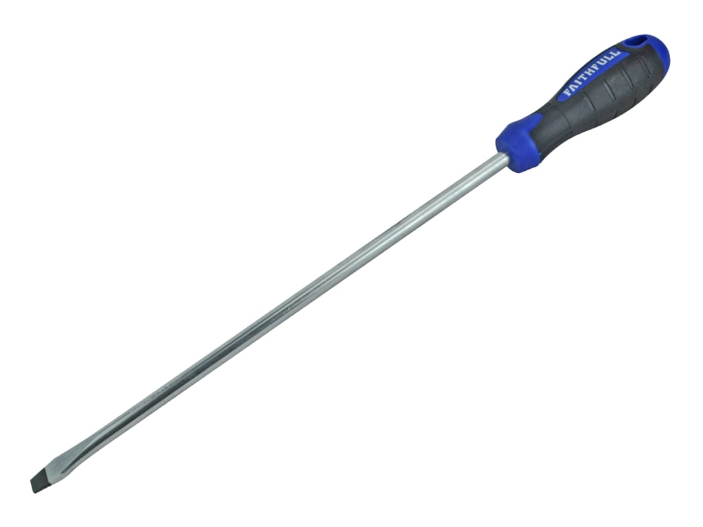 Soft Grip Screwdriver Flared Slotted Tip 10.0 x 300mm                           