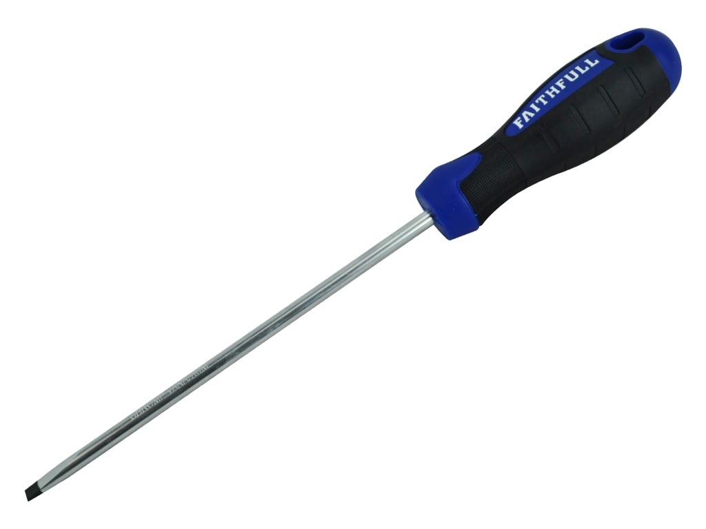 Soft Grip Screwdriver Parallel Slotted Tip 5.5 x 150mm                          