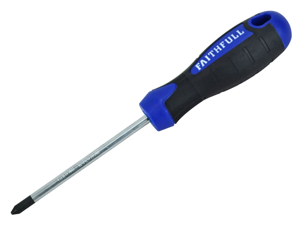 Soft Grip Screwdriver Phillips Tip PH2 x 100mm                                  