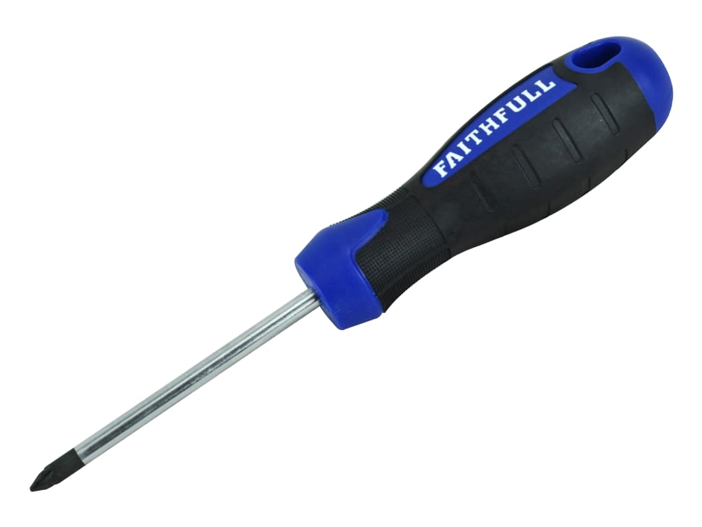 Soft Grip Screwdriver Pozidriv Tip PZ2 x 100mm                                  