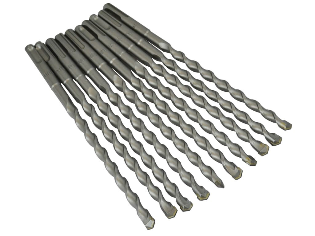 SDS Plus Drill Bit 10mm OL: 210mm WL: 150mm Bulk 10                             