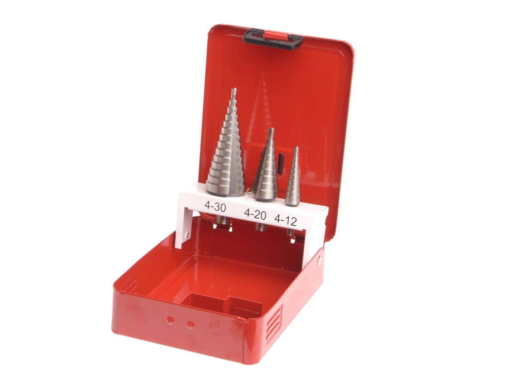 HSS Step Drill Bit Set of 3 4-30mm                                              