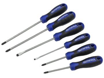 Boxed Soft Grip Screwdriver Set, 6 Piece                                        