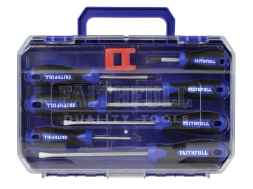 Soft Grip Screwdriver Set, 8 Piece                                              