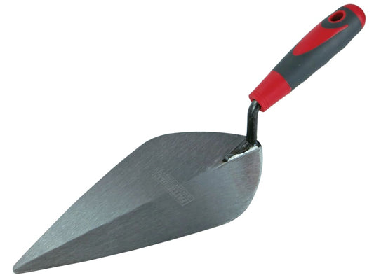 London Pattern Brick Trowel Soft Grip Handle 10in                               
