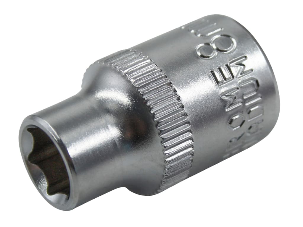 Hex Socket 3/8in Drive 8mm                                                      