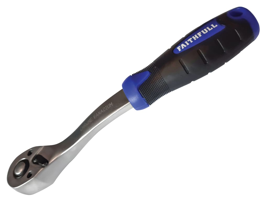 Ratchet Handle Quick-Release 72 Teeth 1/4in Drive                               