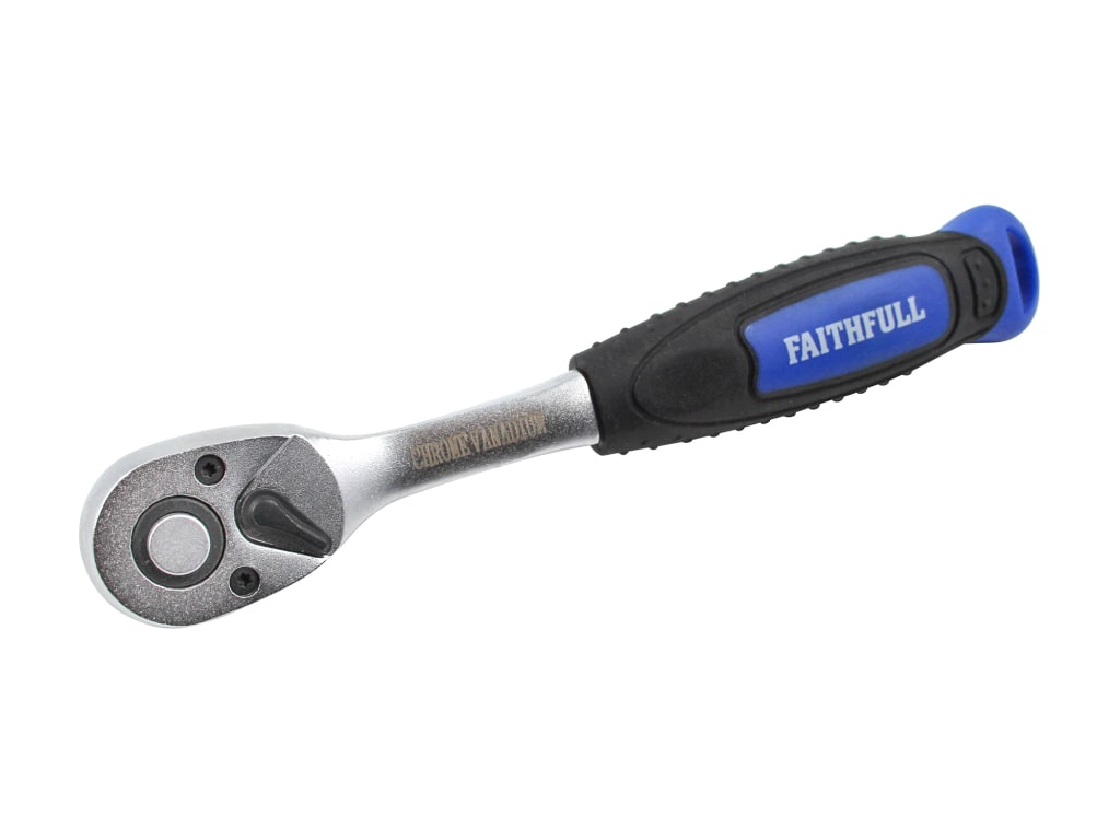 Quick Release Ratchet Handle - 3/8in Square Drive                               