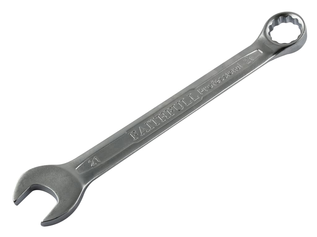 Combination Spanner CV Satin Finish 21mm                                        