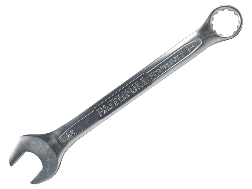 Combination Spanner CV Satin Finish 24mm                                        