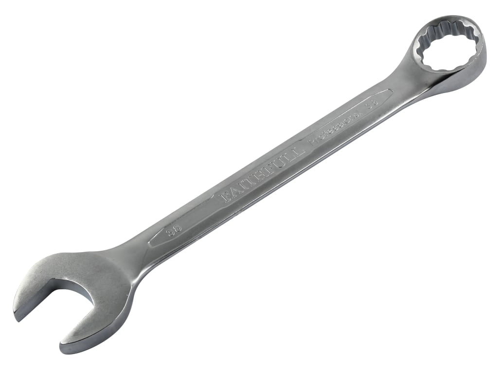 Combination Spanner CV Satin Finish 38mm                                        
