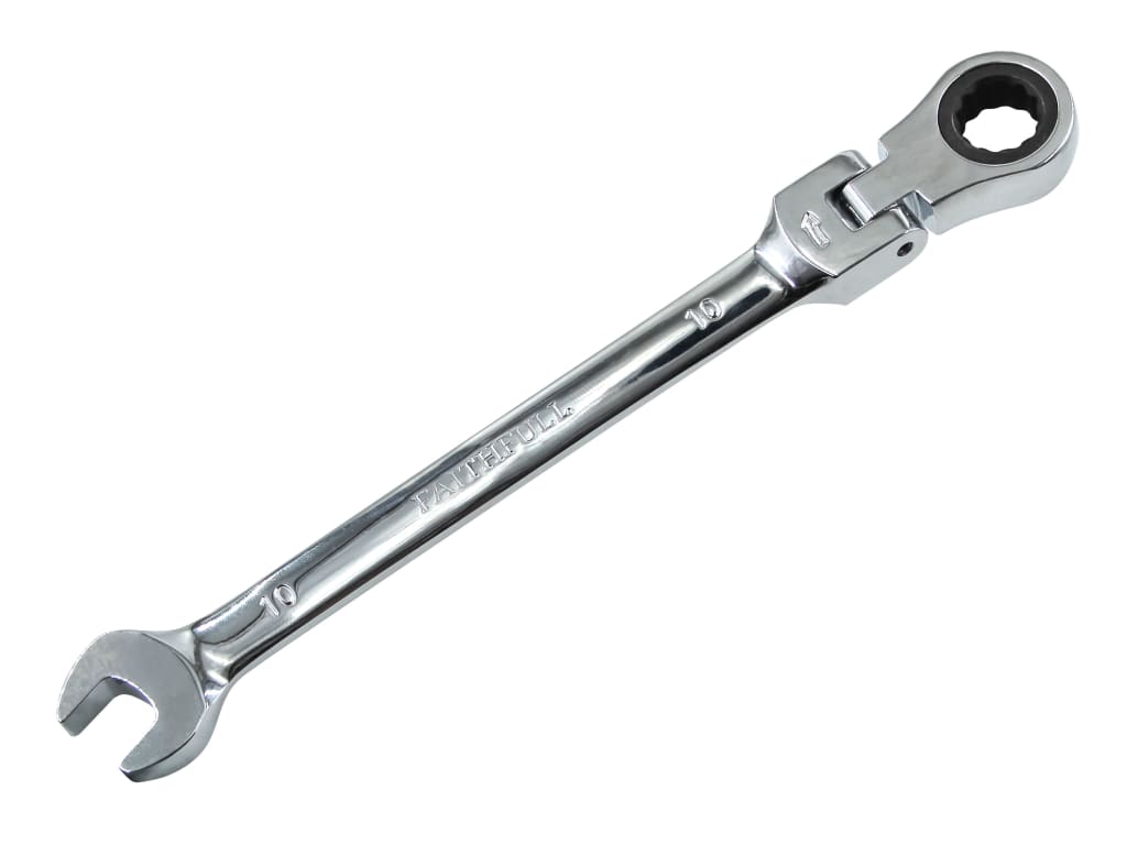 Ratchet Combination Spanner Flex Head CV 10mm                                   