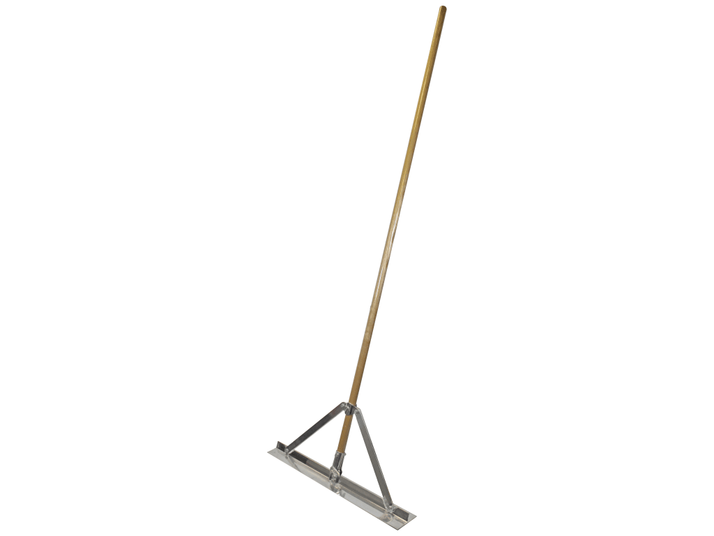 Aluminium Builder's Spazzle with Wooden Handle                                  