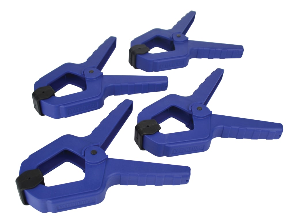 Spring Clamp 75mm (3in) (Pack 4)                                                